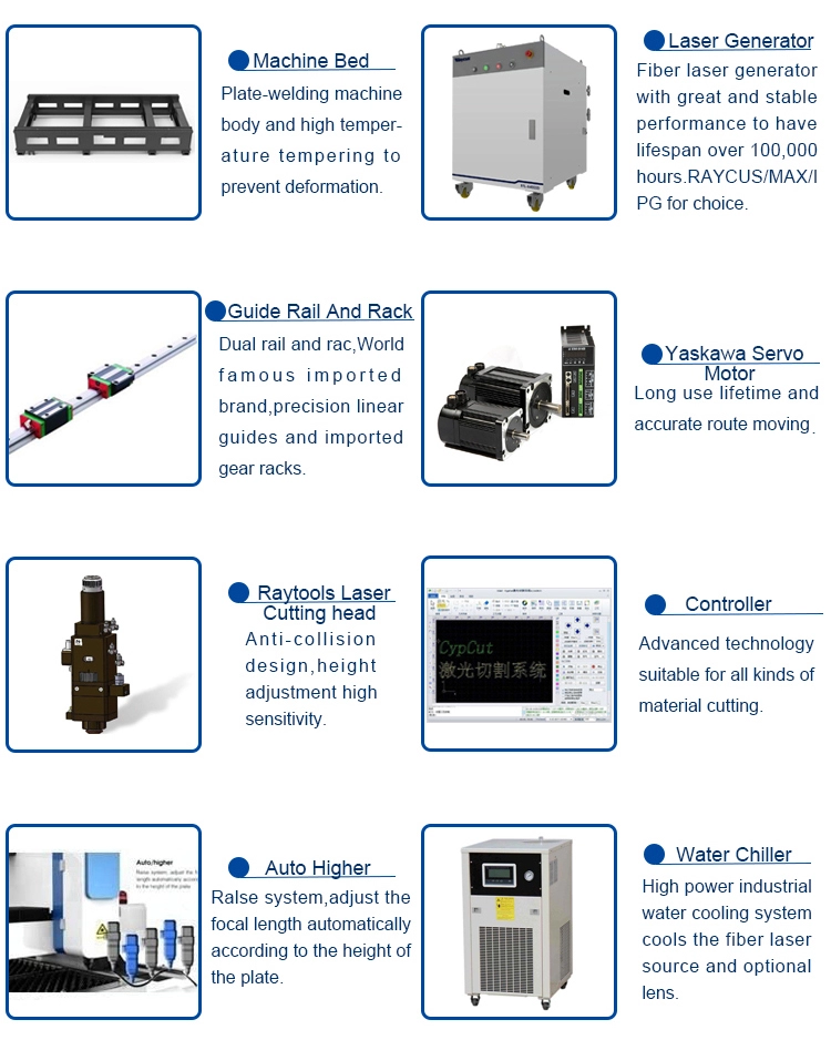 Open Type CNC Fiber Laser Cutting Machine