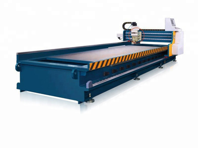 Horizontal CNC V groove machine