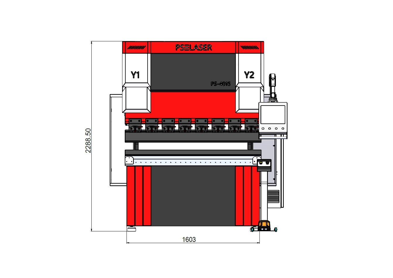 Servo elcectric pressbrake bender ball screw pressbrake bender